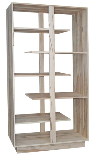 Open Staggered Bookcase