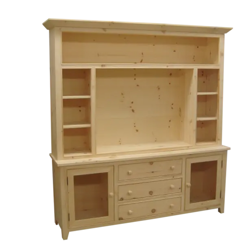3 Drawer 2 Door Entertainment with Optional Hutch