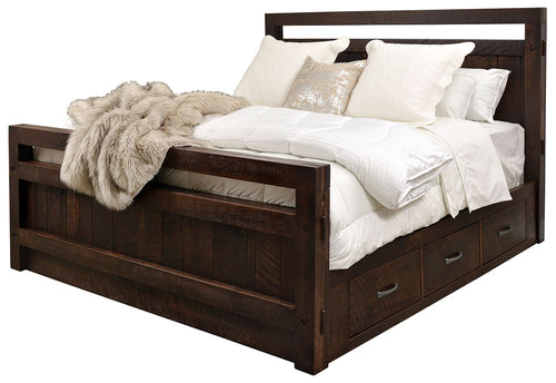 Timber bed base from Bonds Decor in Ottawa